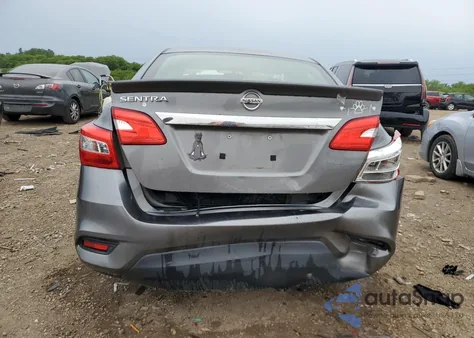 2017 Nissan Sentra S z USA, uszkodzony, nr VIN 3N1AB7AP1HY302047